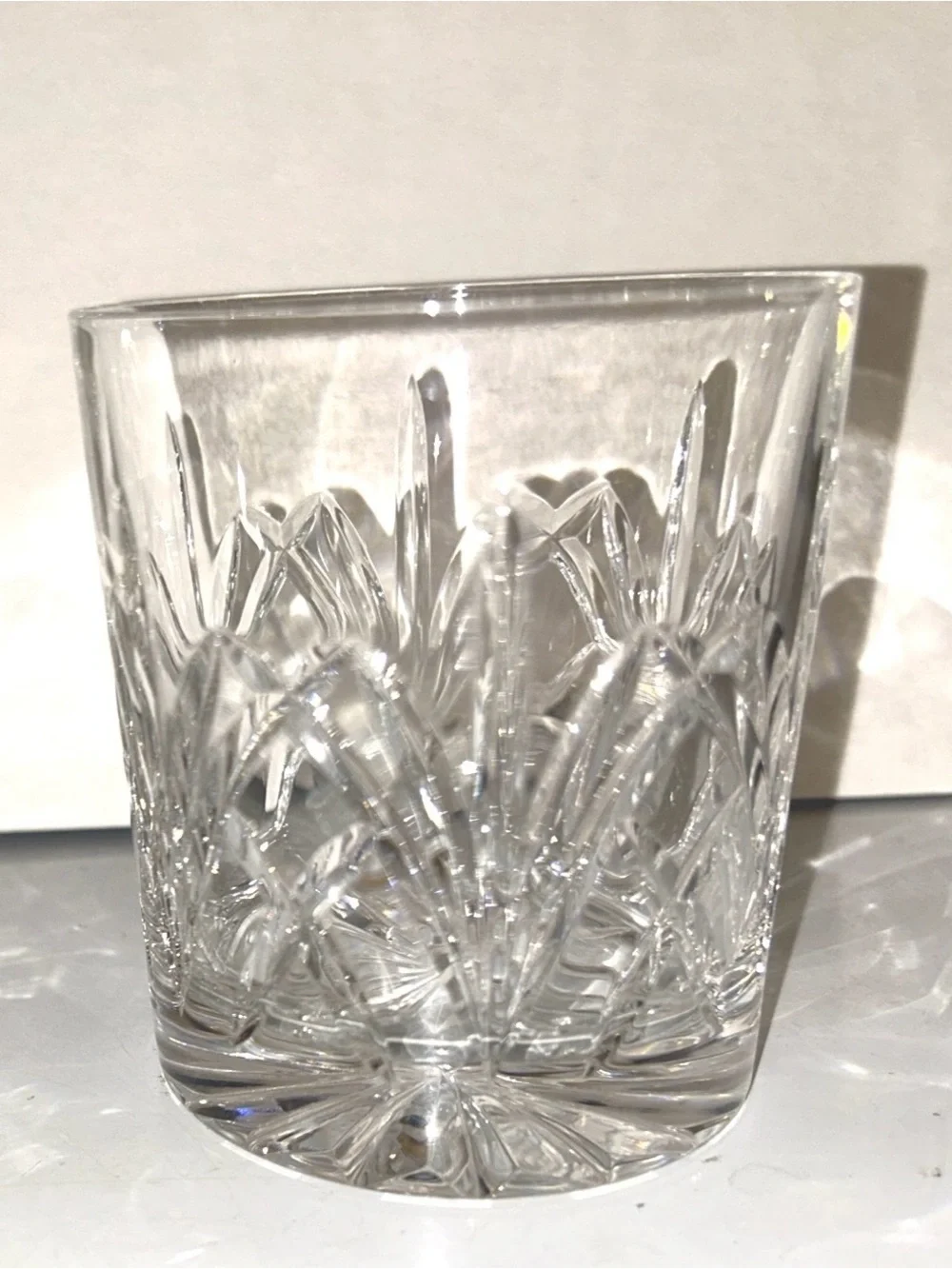 2 Waterford Marquis Brookside 3 5/8” Straight Side Double Old Fashioned Tumblers
